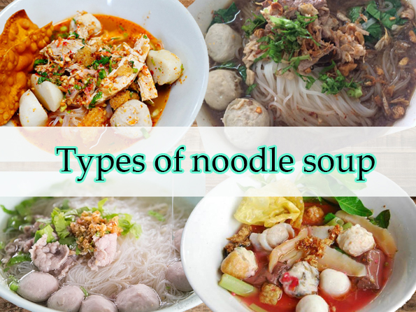 Types of noodle soup